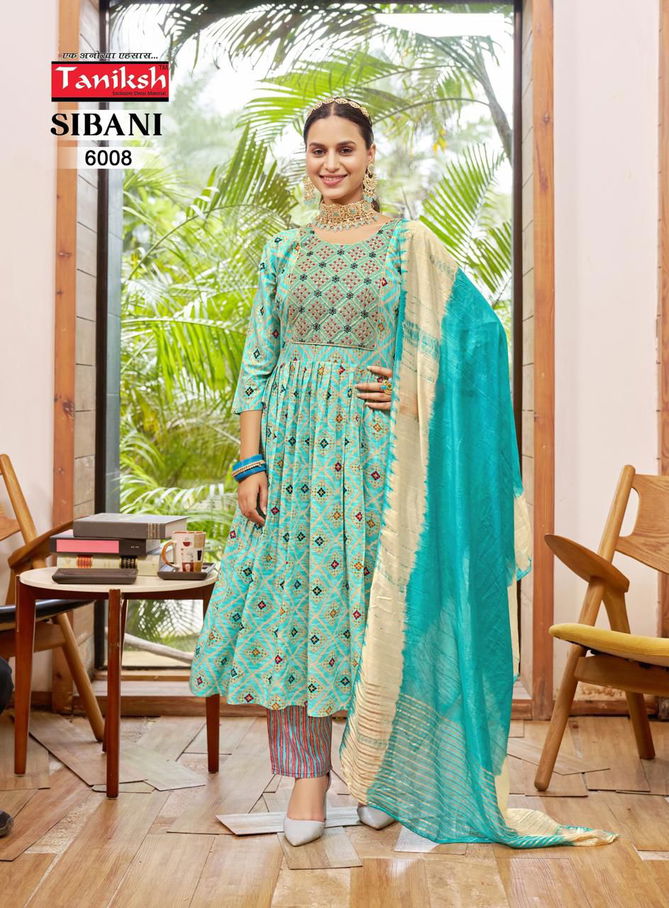 Sibani Vol 6 By Taniksh Rayon Printed Kurti With Bottom Dupatta Wholesale Price In Surat
